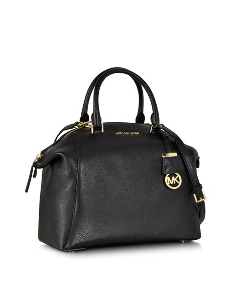 michael michael kors satchel riley pebbled large|MICHAEL Michael Kors Satchel .